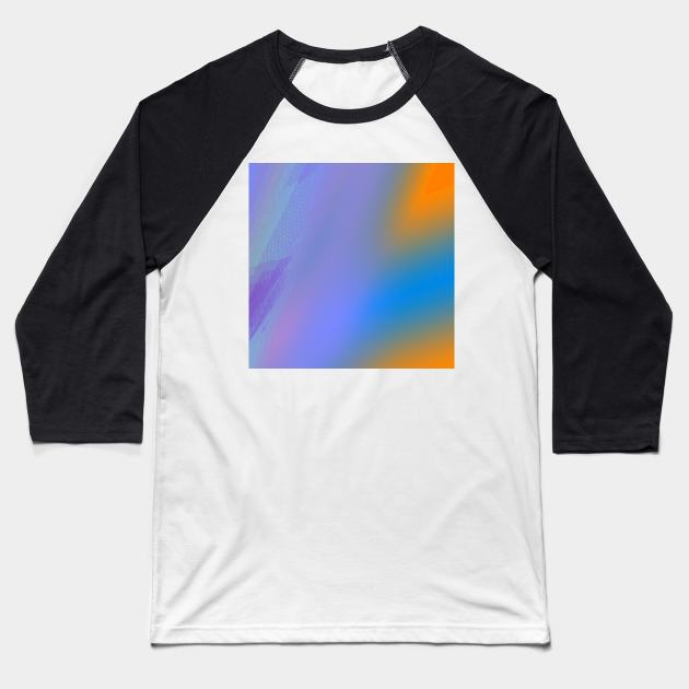 blue green orange abstract texture background pattern Baseball T-Shirt by Artistic_st